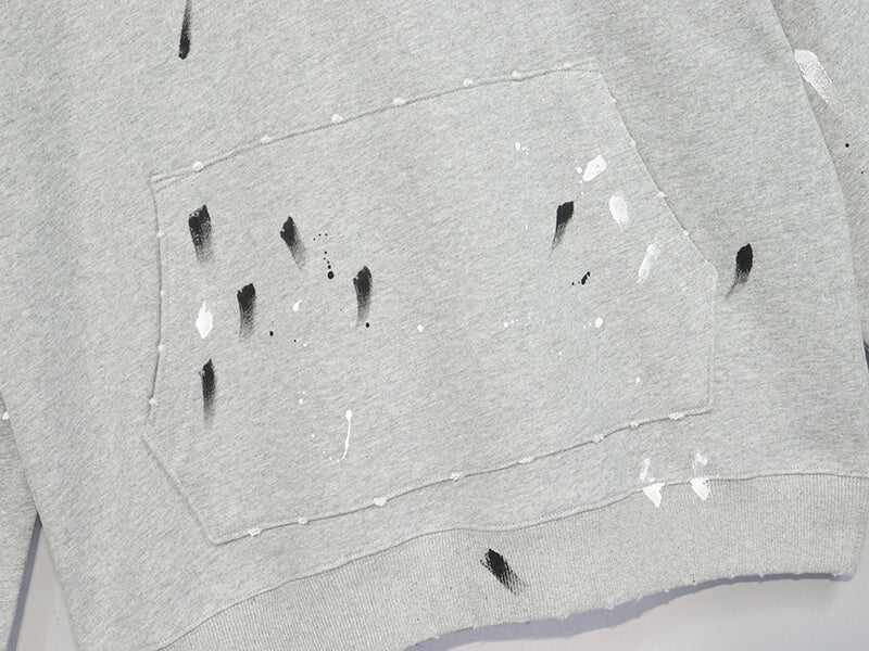 Amiri Paint Splatter Hoodie Grey AMIRI