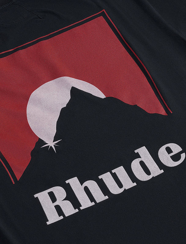 RHUDE MOONLIGHT LOGO T-SHIRT RHUDE