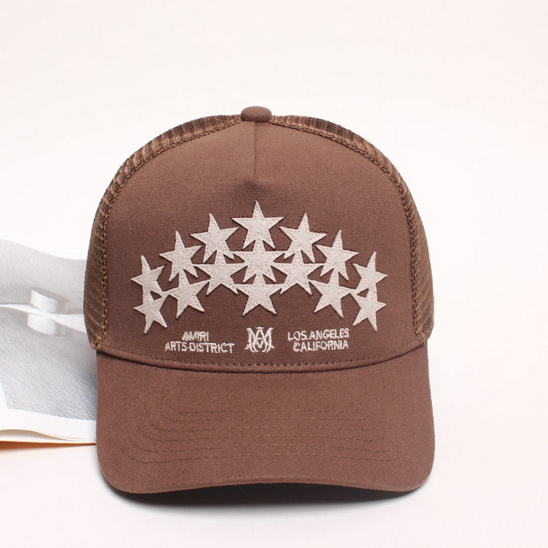 AMIRI star-patch panelled trucker cap AMIRI