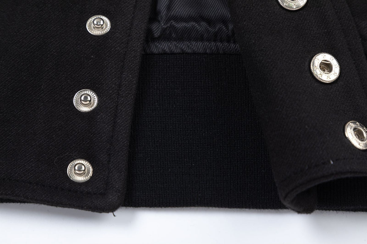 AMlRl Staggered Logo Varsity Jacket AMIRI