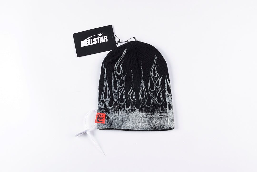 Hellstar Airbrush Flame Beanie