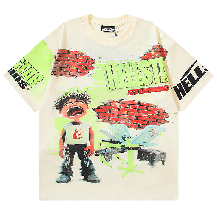 Hellstar Studios Brick Wall T-shirt
