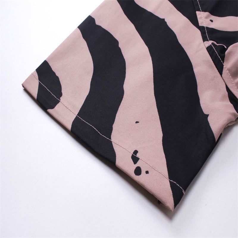 Rhude Zebra Silk Shirts RHUDE