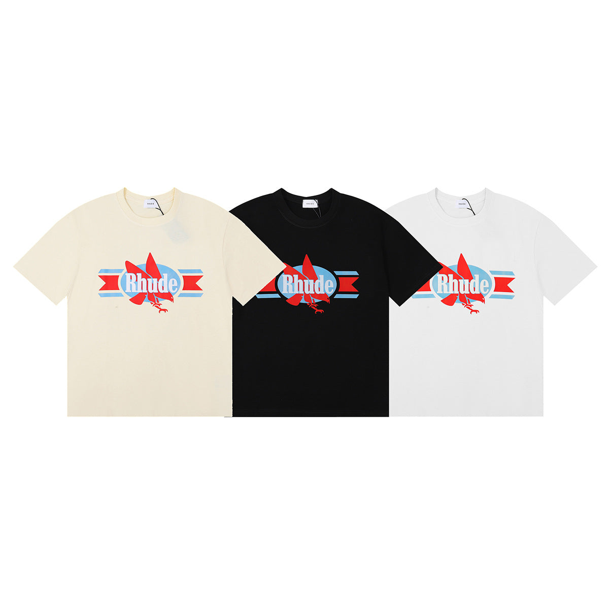RHUDE Chevron Eagle cotton T-shirt RHUDE