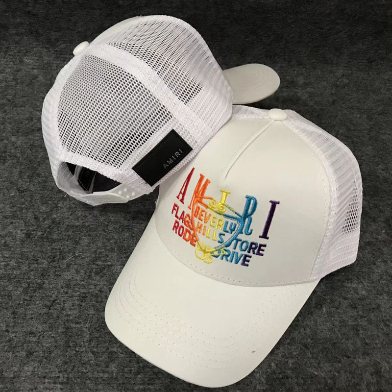 AMIRI LOGO TRUCKER CAPS AMIRI