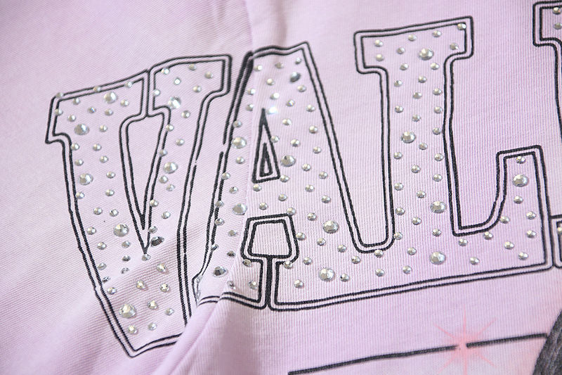 Rhinestone Pattern T-shirt