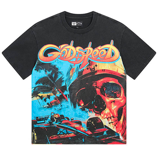 GODSPEED Skeleton Racer T-shirt Godspeed