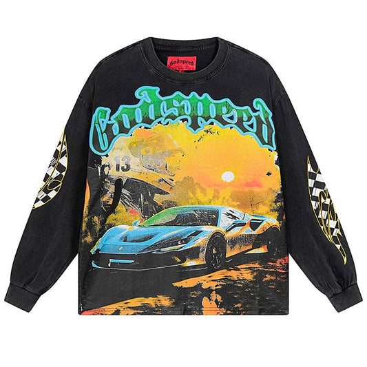 GODSPEED Sunset Drift Layered Long Sleeve T-Shirt Godspeed