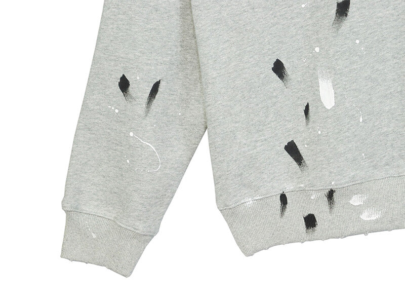 Amiri Paint Splatter Hoodie Grey AMIRI