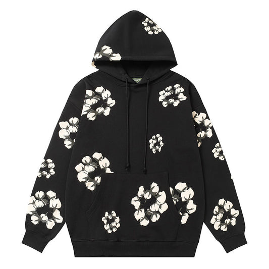 Denim Tears Kapok Pattern Printed Hoodie DENIM TEARS