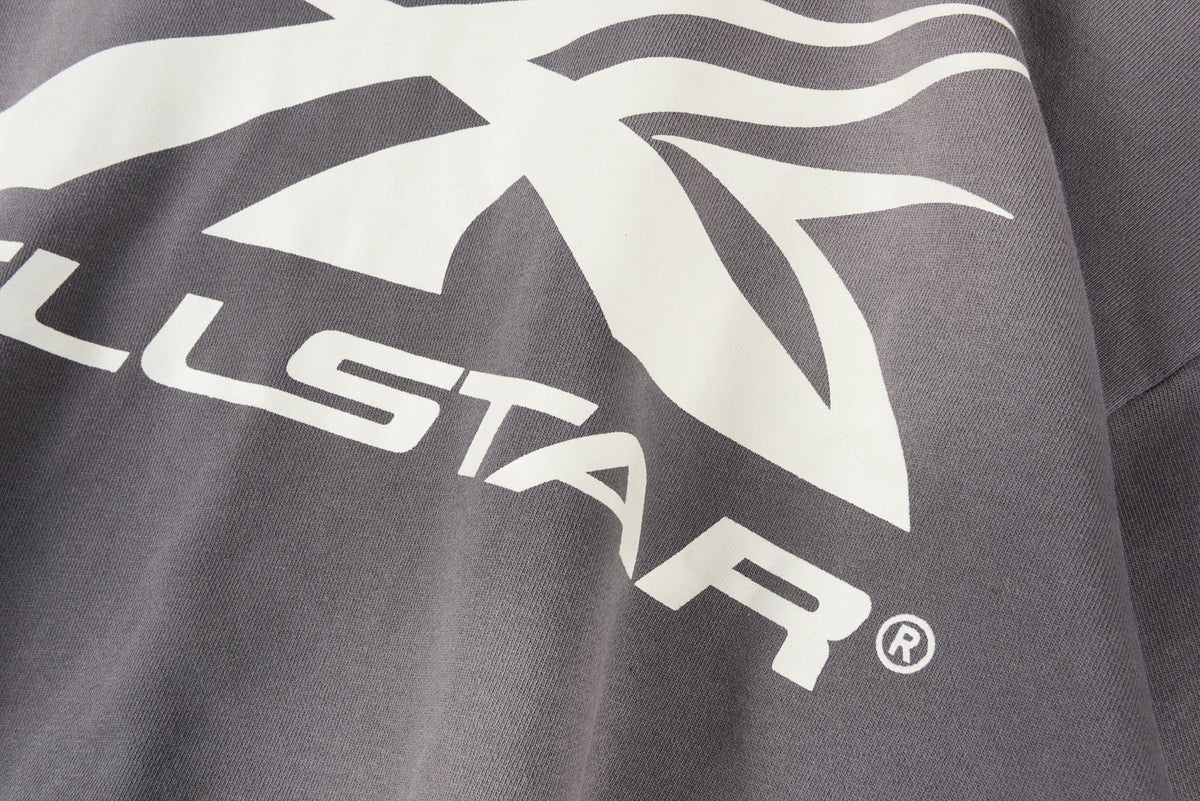 Hellstar HS Logo Zip Up Hoodie Black