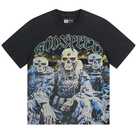 GODSPEED Skeleton Warrior T-Shirt Godspeed