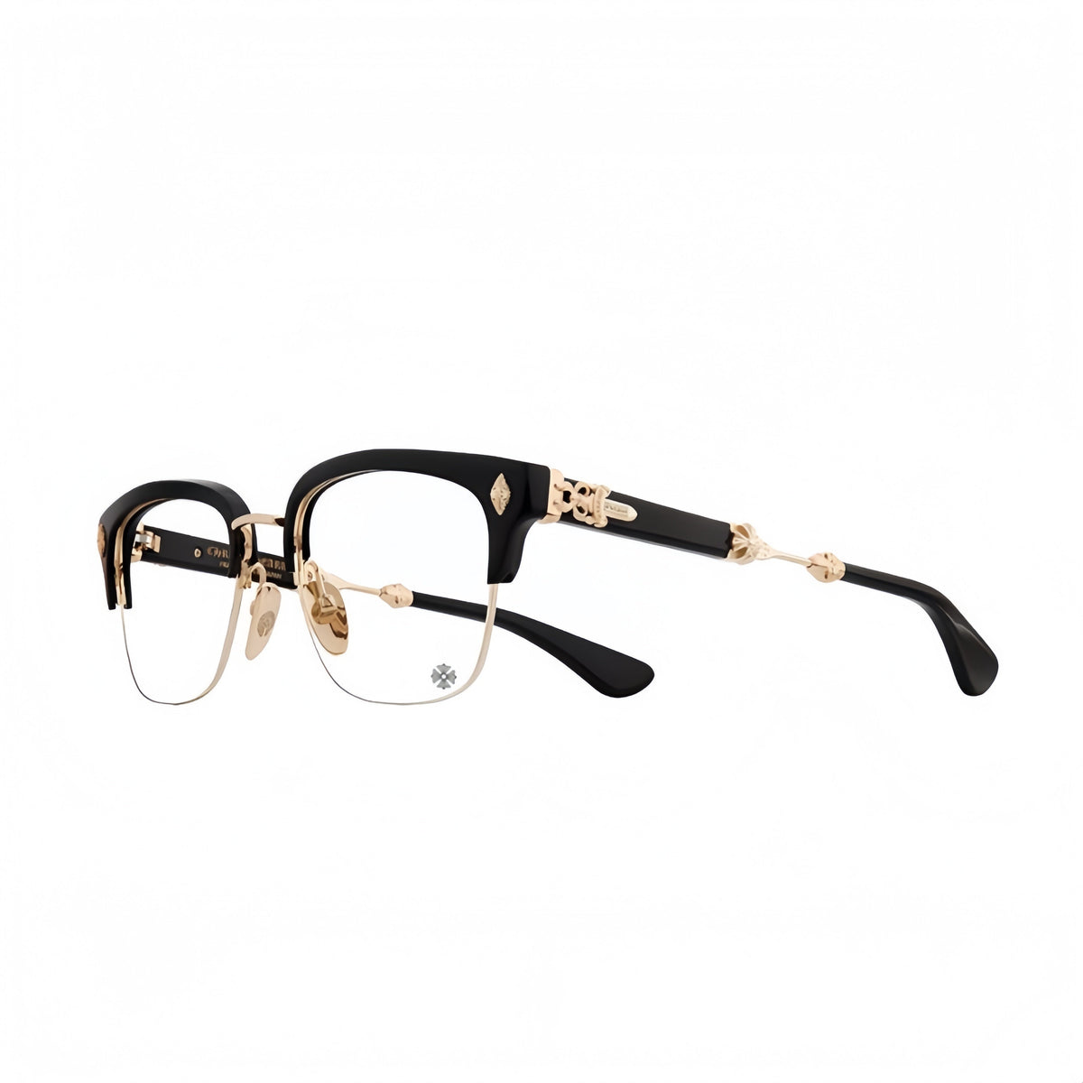Chrome Hearts Evagilist Diamond BK/SS Glasses CH-Chrome Hearts