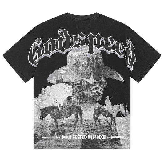 GODSPEED Skeleton Cowboy T-shirt Godspeed