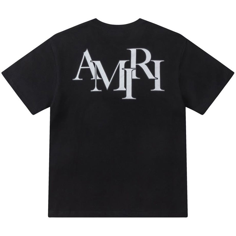 AMIRI STAGGERED LOGO T-Shirts AMIRI