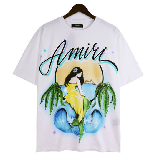 AMIRI Mermaid short-sleeved cotton T-Shirt AMIRI