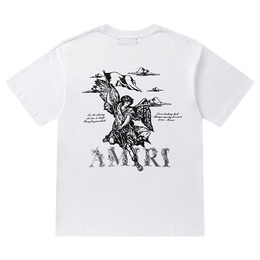AMIRI Angel-print cotton-jersey T-Shirt AMIRI