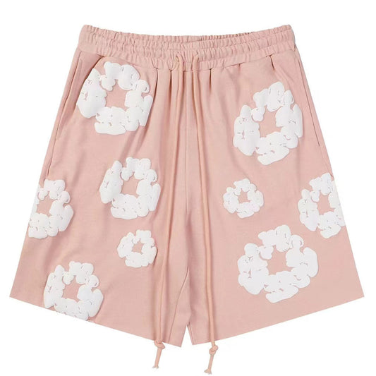 Denim Tears The Cotton Wreath Shorts Pink DENIM TEARS
