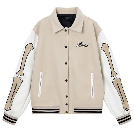 AMlRl Bones Varsity Jacket AMIRI