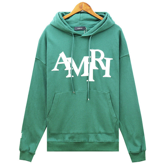 AMlRl logo-applique cotton Hoodies AMIRI