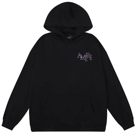 AMIRI Logo-Print Classic Hoodie AMIRI