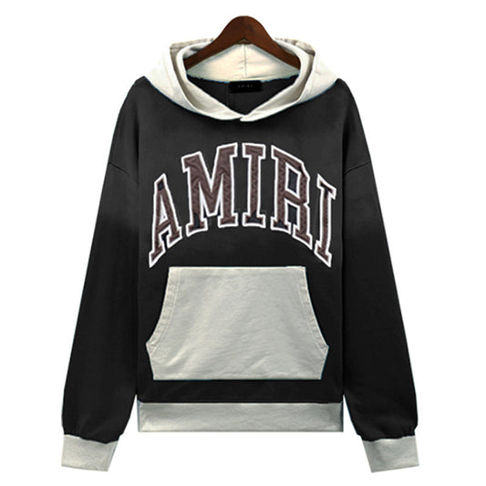 AMIRI Logo-Appliqued Colour-Block Cotton-Jersey Hoodies AMIRI