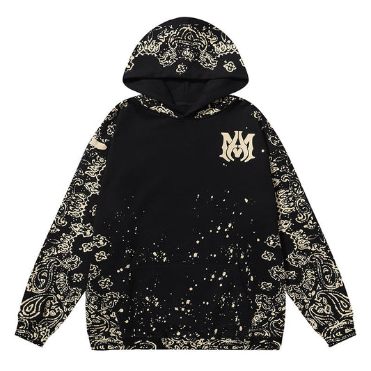 AMIRl Bandana BleachAll Over Hoodie AMIRI
