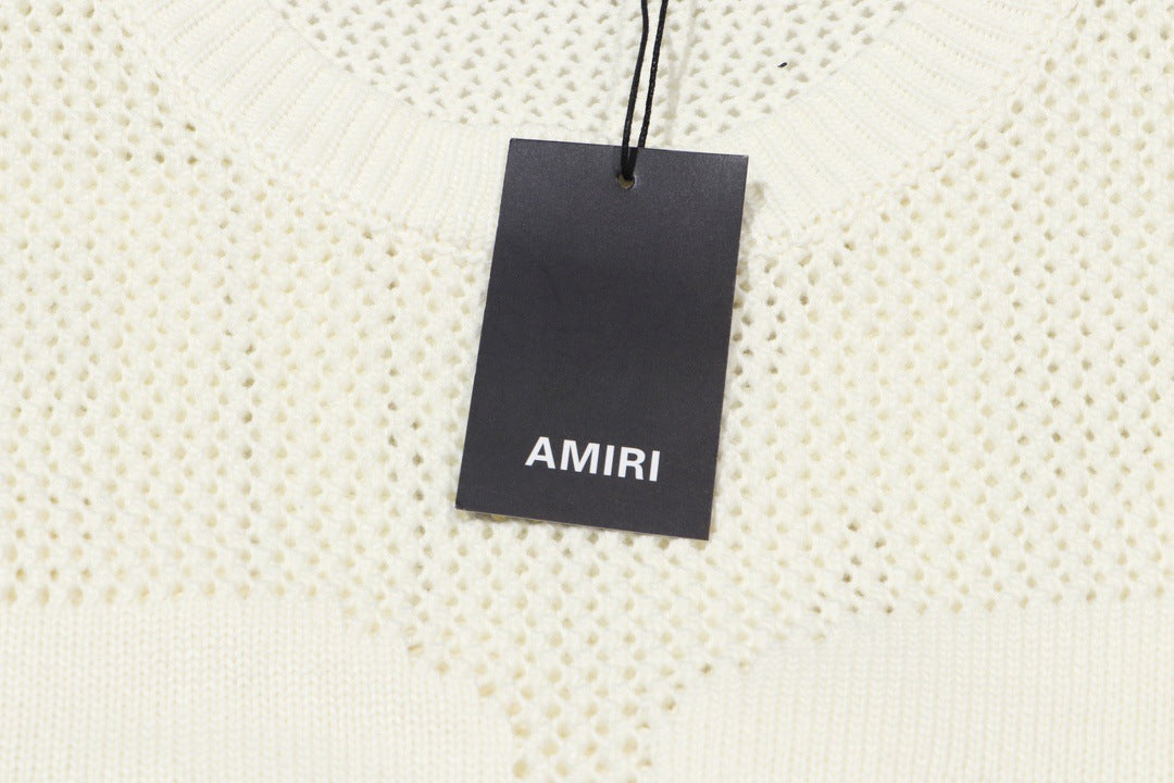 AMIRI 22 Crew Open Stitch Sweaters AMIRI
