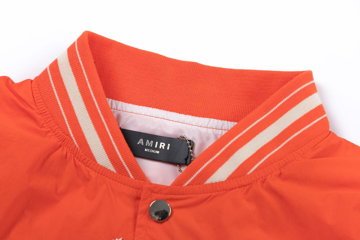 AMIRI Logo-Appliquéd Padded Shell Bomber Jacket AMIRI
