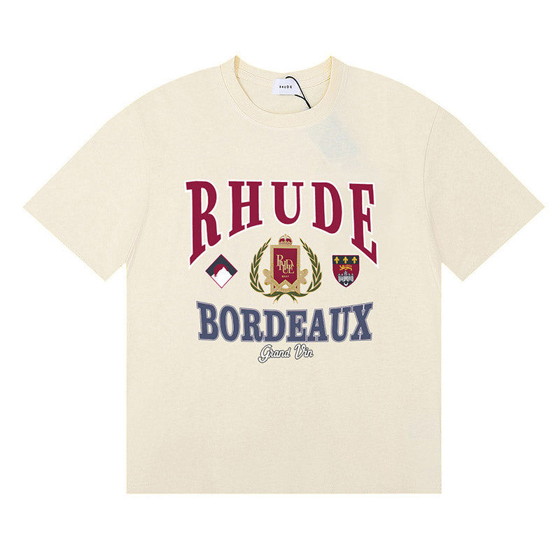 RHUDE Bordeaux T-Shirts RHUDE