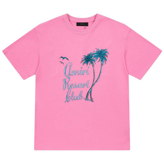 AMIRl Twisted Palms Cotton T-Shirts AMIRI