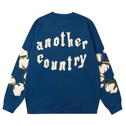 Denim Tears Kapok Pattern Printed Sweatshirts DENIM TEARS