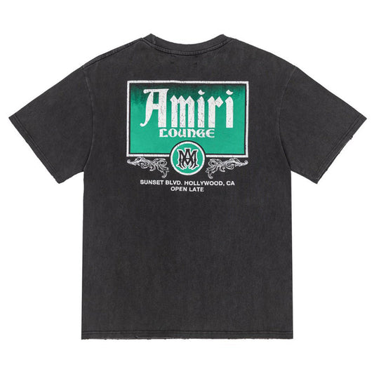 AMIRI Lounge Crystal Embellished Cotton Graphic T-Shirt AMIRI