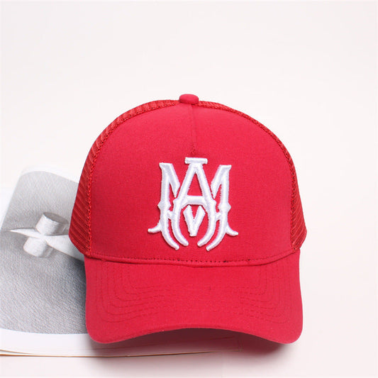 AMIRI Logo Baseball Caps Red AMIRI