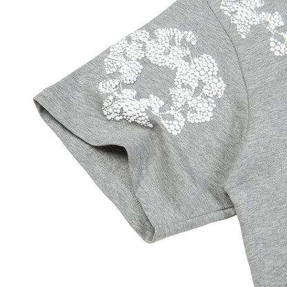 Denim Tears Crystal Patch Cotton logo Design T-Shirts DENIM TEARS