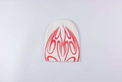 Hellstar Small logo Airbrush Flame Beanie