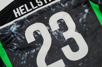 Hellstar Tiger Print Mesh Jersey