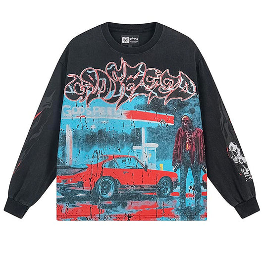GODSPEED Sunset Drift Layered Long Sleeve T-Shirt Godspeed