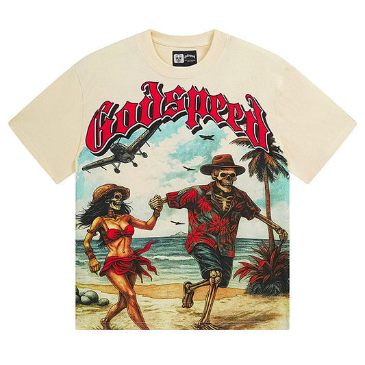 GODSPEED Skull Couple T-shirt Godspeed