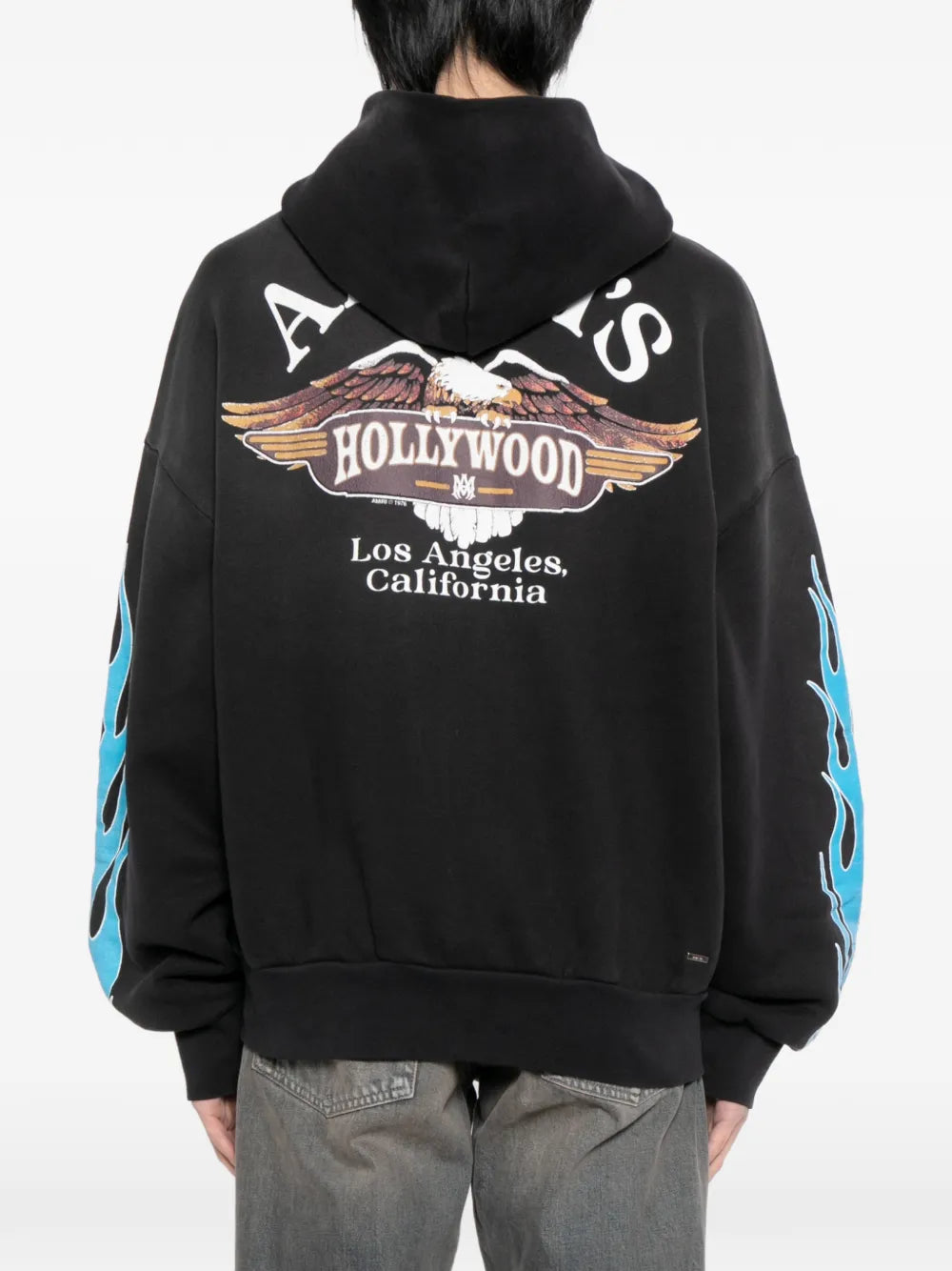 AMIRI MA flames zip hoodie