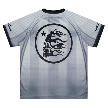 Hellstar 'Grey Stripes' Mesh Jersey