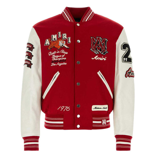 AMIRI Varsity Vintage Patch Bomber Jacket AMIRI
