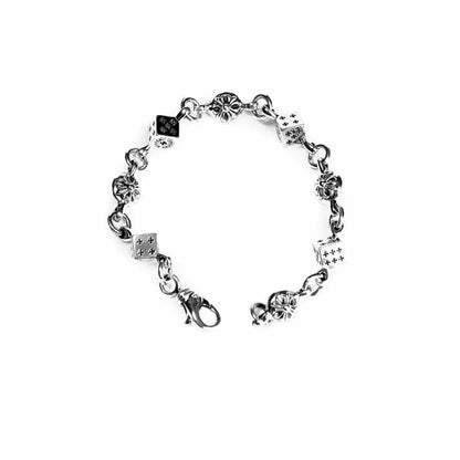 DICE AND CROSSBALL BRACELET 4 CH-Chrome Hearts