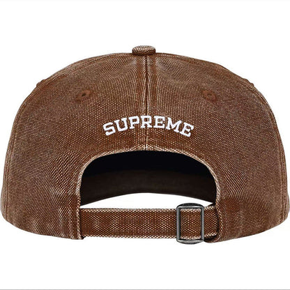 Supreme Washed Chino Twill S Logo Cap