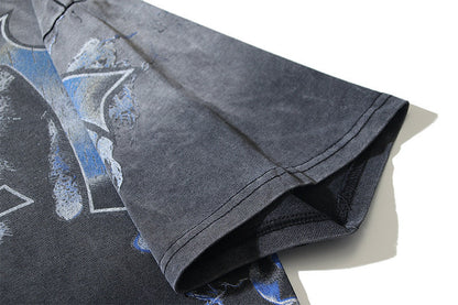 Letter Ghost Pattern T-shirt