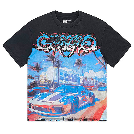 GODSPEED Racing Car T-shirt Godspeed
