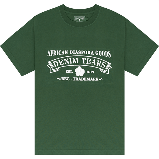 Denim Tears ADG T-Shirts Green DENIM TEARS