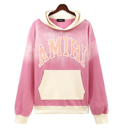 AMIRI Logo-Appliqued Colour-Block Cotton-Jersey Hoodies AMIRI