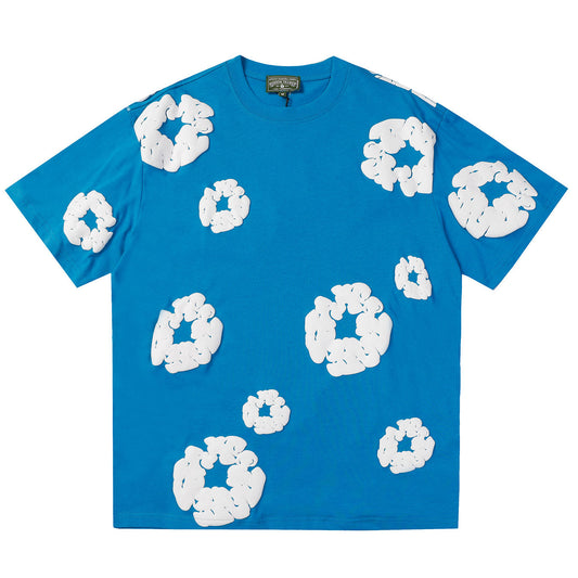 Denim Tears Men's Blue T-shirt DENIM TEARS
