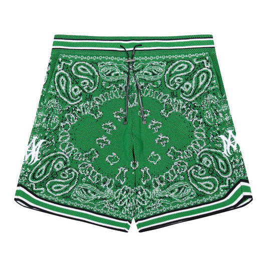 AMIRI Bandana Print B-Ball Drawstring Shorts AMIRI
